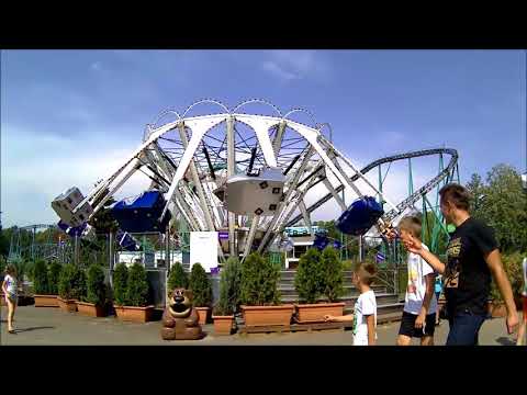 Видео: LegendiA, Katowice, Poland, парк атракціонів в Катовіце, Польща