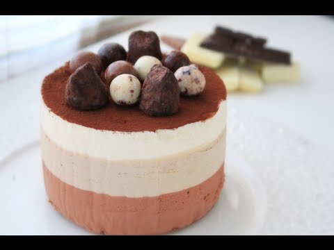 Видео: Торт Три шоколада / Triple Chocolate Mousse Cake