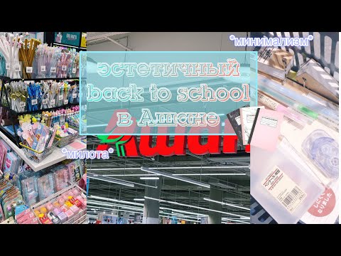 Видео: back to school 2023| милая и эстетичная канцелярия в Ашане