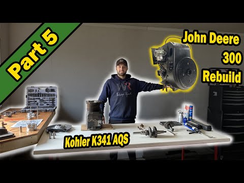 Видео: KOHLER K341 16 л.с. ПОЛНАЯ ПЕРЕБОРКА ДВИГАТЕЛЯ