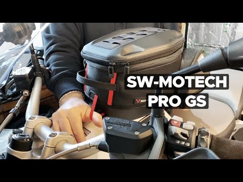 Видео: SW MOTECH / Сумка на бак PRO GS 16-20 литров / Установка кольца на бак / BMW R1200GS Adventure