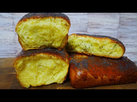 Видео: Булочки домашние на желтках с МАКОМ и КУРАГОЙ.СДОБНОЕ ТЕСТО