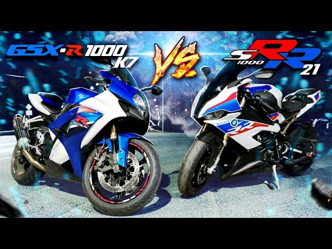 Видео: ЗАРУБА BMW S1000RR 2021 VS Suzuki GSX-R 1000 k7