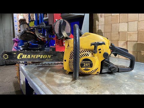 Видео: CHAMPION 241 . Бензопила которую не обслуживают.