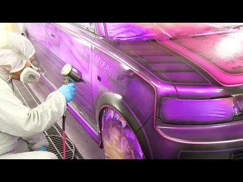 Видео: Как на заказ нарисовать Candy Painting и полную графику на автомобиле