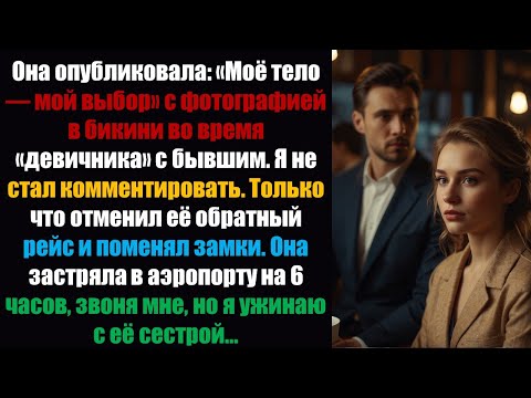 Видео: Она опубликовала: «Моё тело, мой выбор» с фотографией в бикини во время «девичника» с бывшим. Я не..