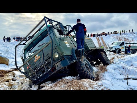Видео: КамАЗ "ТАТАРИН" НЕ СДАЕТСЯ! ОТОРВАЛИ у ГАЗ-САДКО! СЛОМАЛИ ГАЗ-66, ЗАСАДИЛИ ТРАКТОР и Mercedes UNIMOG