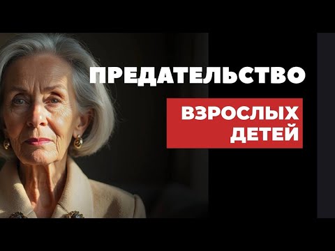 Видео: Подлость или предательство? Как разобраться в поступках взрослых детей, когда вам уже за 60, 70 лет