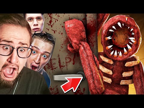Видео: ЧТО ТЫ ТАКОЕ??? МЫ В УЖАСЕ ОТ УВИДЕННОГО В ROBLOX DOORS