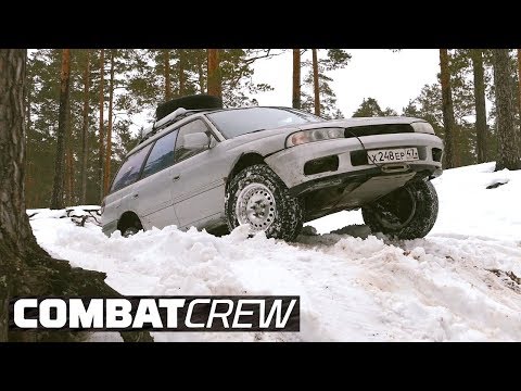 Видео: Подготовленная Subaru против настоящих внедорожников!