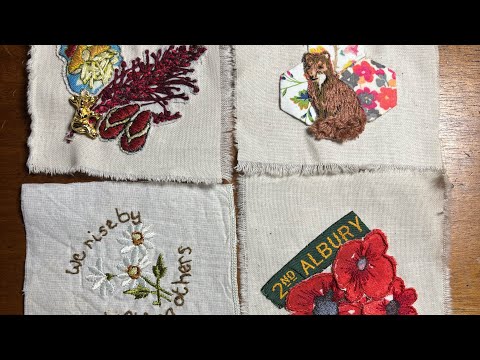 Видео: Тканевые безделушки и сокровища - Часть 13 Том 8 #roxysjournalofstitchery #slowstitching #slowstitch