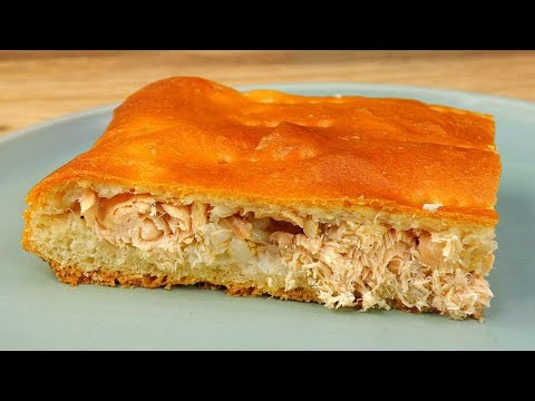 Видео: БАБУШКИН РЕЦЕПТ! Рыбный пирог с рисом и луком. Воздушное тесто и сочная начинка. Подробный МК