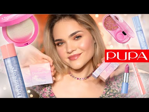 Видео: НОВИНКИ ОТ PUPA – весенняя коллекция DREAMSCAPE 🌺 нежный макияж на весну // тренды косметики