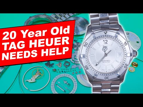 Видео: Tag Heuer 2000, 20 лет — срочно требуется ремонт — руководство по ремонту часов ETA 2824