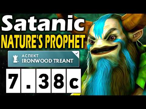 Видео: Сатаник на Фурионе, Против Team Spirit - Satanic Nature's Prophet 7.38 ДОТА 2