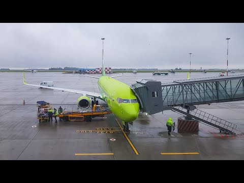 Видео: Утренняя посадка в Казани | S7 Airlines | Boeing 737-800