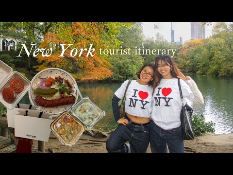 Видео: Туристический маршрут по Нью-Йорку 🚕🥯🗽🍎🏙️