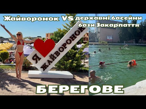 Видео: Жайворонок чи державні термальні басейни? Що краще? Порівнюю умови, ціни і якість | Берегово