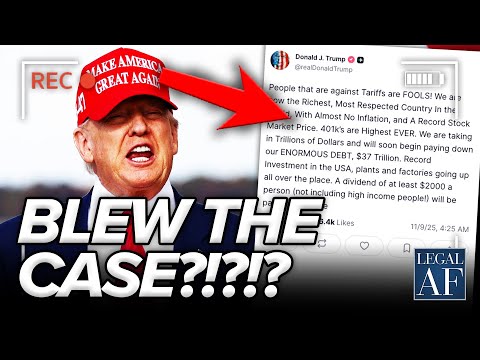 Видео: Трамп СНОВА ПРОМАХНУЛ дело о тарифах в Верховном суде!?!