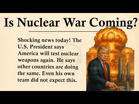 Видео: США возобновляют испытания ядерного оружия || Изучайте английский язык по истории, уровень 3 | Ур...