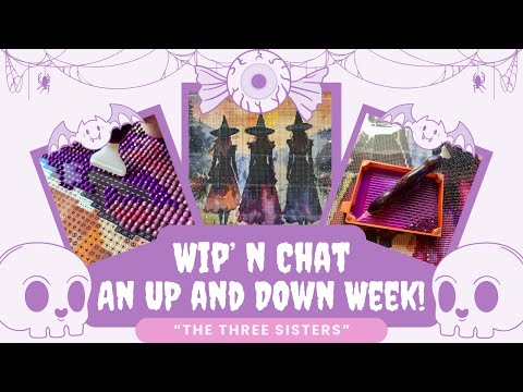 Видео: Wip 'n Chat | Неделя взлётов и падений. Почему я не хочу заниматься алмазной живописью? | «Три се...