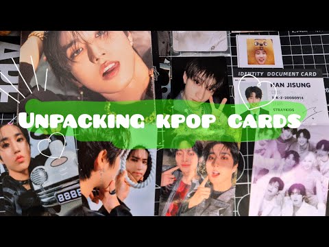 Видео: Распаковка карт stray kids  + распаковка альбома HOP accordion ver. / unpacking kpop cards / #11