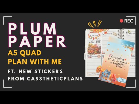 Видео: План осенней сливы из бумаги вместе со мной | Кассетные планы