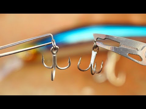 Видео: Посмотрите, как рыбак из пинцета делает удивительный рыболовный инструмент.