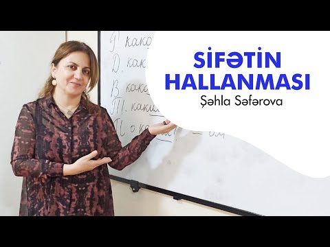 Видео: Склонение прилагательных | Sifətin hallanması | Rus Dili | Şəhla Səfərova