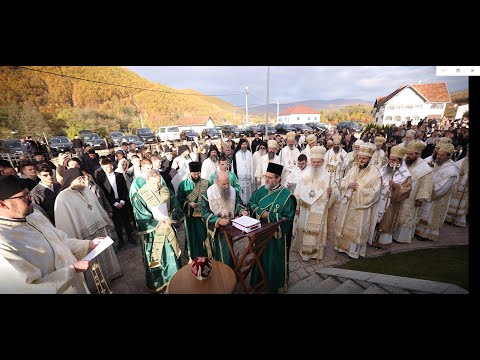 Видео: Освећење храма Св. Саве, Првог Архиепископа Српског у Дежеви - Osvećenje hrama Sv. Save u Deževi