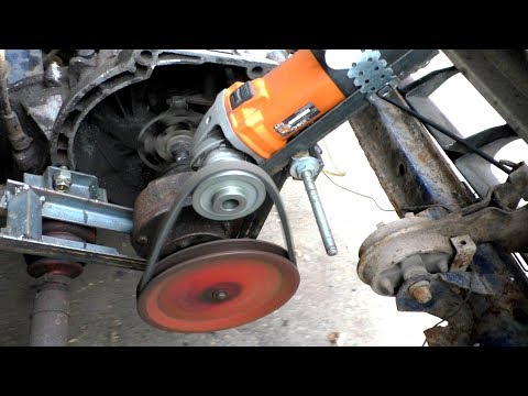 Видео: Электромобиль из болгарки и он едет!