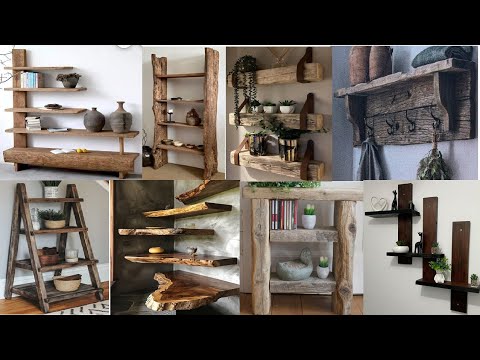 Видео: Превратите выброшенную древесину в потрясающие минималистичные полки для вашего дома и получите м...