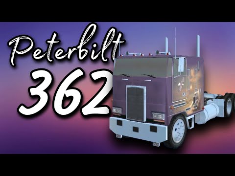 Видео: Peterbilt 362 / 18 Стальных колес: по дорогам Америки / 18 Wheels of Steel: Across America