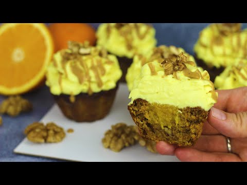 Видео: Незабываемый вкус! НИЗКОКАЛОРИЙНЫЕ морковные капкейки! ПП рецепт БЕЗ САХАРА!