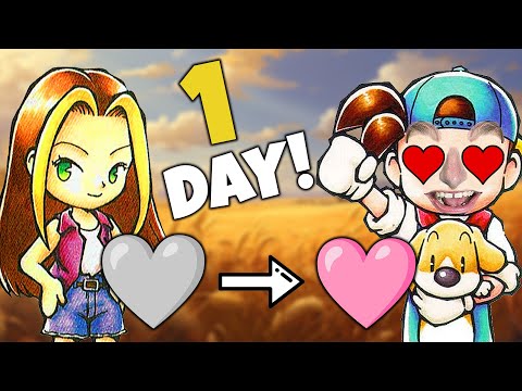 Видео: Успейте вовремя: как быстро жениться на Карен в Harvest Moon 64!
