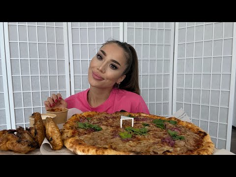 Видео: Мукбанг/ Пицца 🍕 и куриные крылья♥️/Мое питание 🍽️/ Парень игнорит