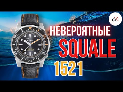 Видео: НЕВЕРОЯТНО КРАСИВАЯ Лимитка Squale 1521 Marina Militare