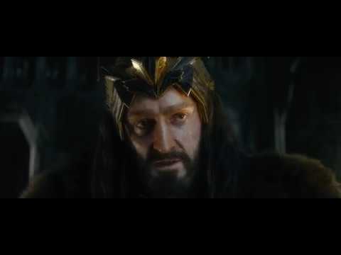 Видео: Двалин просит Торина вступить в битву. Галлюцинации Торина. HD