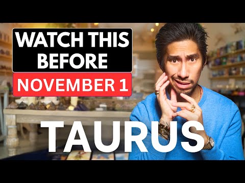 Видео: Телец 😰 «Вы НЕ ДОЛЖНЫ ЭТОГО ВИДЕТЬ... ЭТО ПРОИЗОЙДЁТ 31 ОКТЯБРЯ» 🌟 Знак зодиака Телец