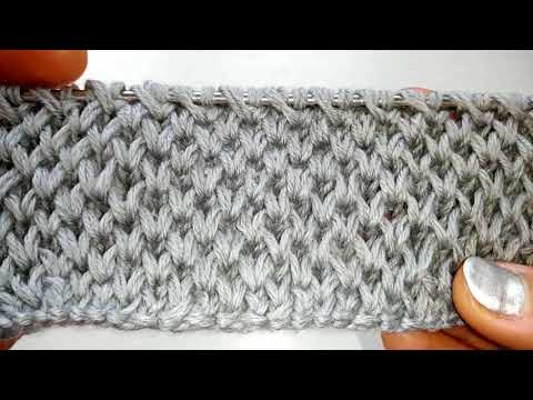 Видео: Узор соты, спицы