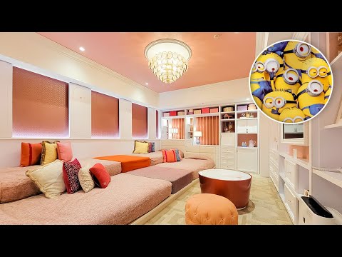 Видео: Пребывание в Girly Pink Room отеля Minions в Японии👸💗 | Hotel Universal Port Girly Room | ASMR