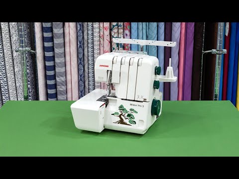 Видео: Janome Midori Pro 5 - Обзор оверлока