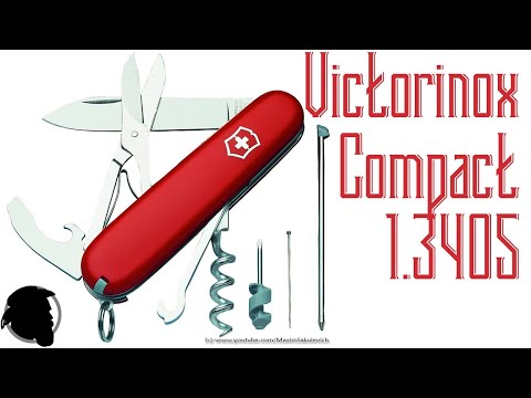 Видео: Victorinox Compact 1.3405 - Универсальный Городской EDC нож - Обзор и Лайфхаки Рекомендации