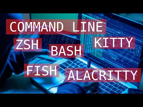 Видео: Терминал, командная строка, ZSH, BASH, FISH, Alacritty, Kitty, Foot, URXVT, st