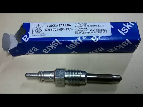 Видео: Погружные свечи накала Renault trafic