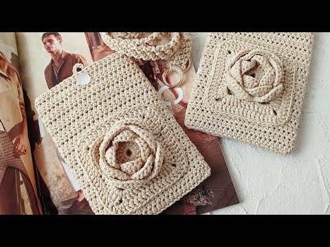 Видео: А вы помните квадратный мотив с цветком? Как его применить? Смотри это видео и все узнаешь.