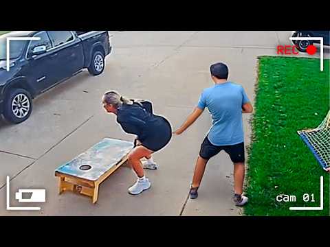 Видео: САМЫЕ НЕЛЕПЫЕ МОМЕНТЫ, СНЯТЫЕ НА КАМЕРУ НАБЛЮДЕНИЯ