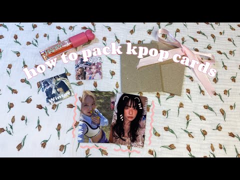 Видео: ✧ఌ 🫧 Как упаковывать к-поп фотокарты? | lets packing k-pop photocards with me ఌ✧