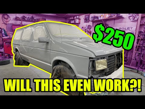 Видео: Можно ли нанести прозрачный слой поверх грунтовки? Ремонт ржавчины и покраска Dodge Caravan 1989 ...