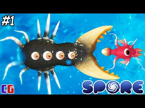 Видео: Spore #1 ОСТАТЬСЯ В ЖИВЫХ! Зарождение жизни и начало развития Игра про Эволюцию СПОР от Cool GAMES